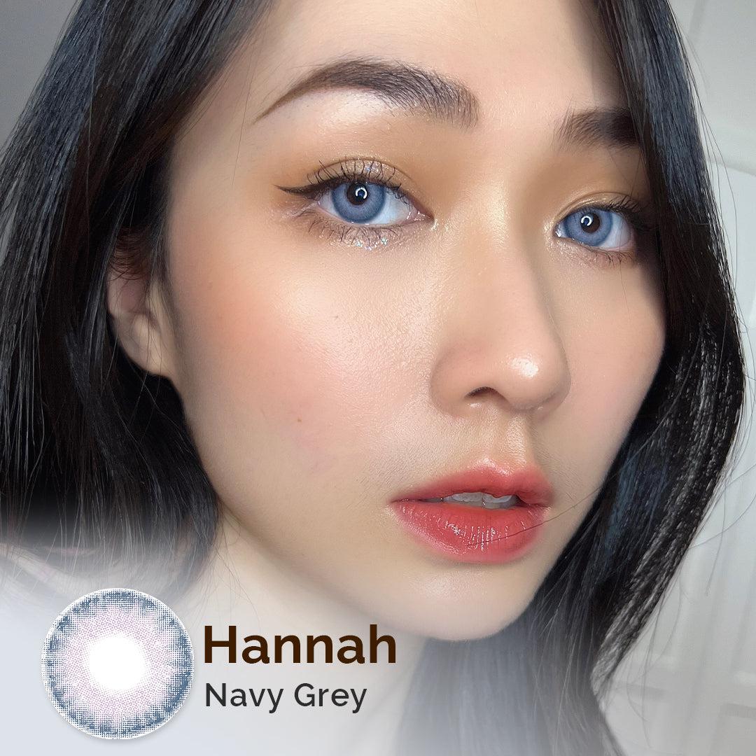 Hannah Navy Grey 15mm