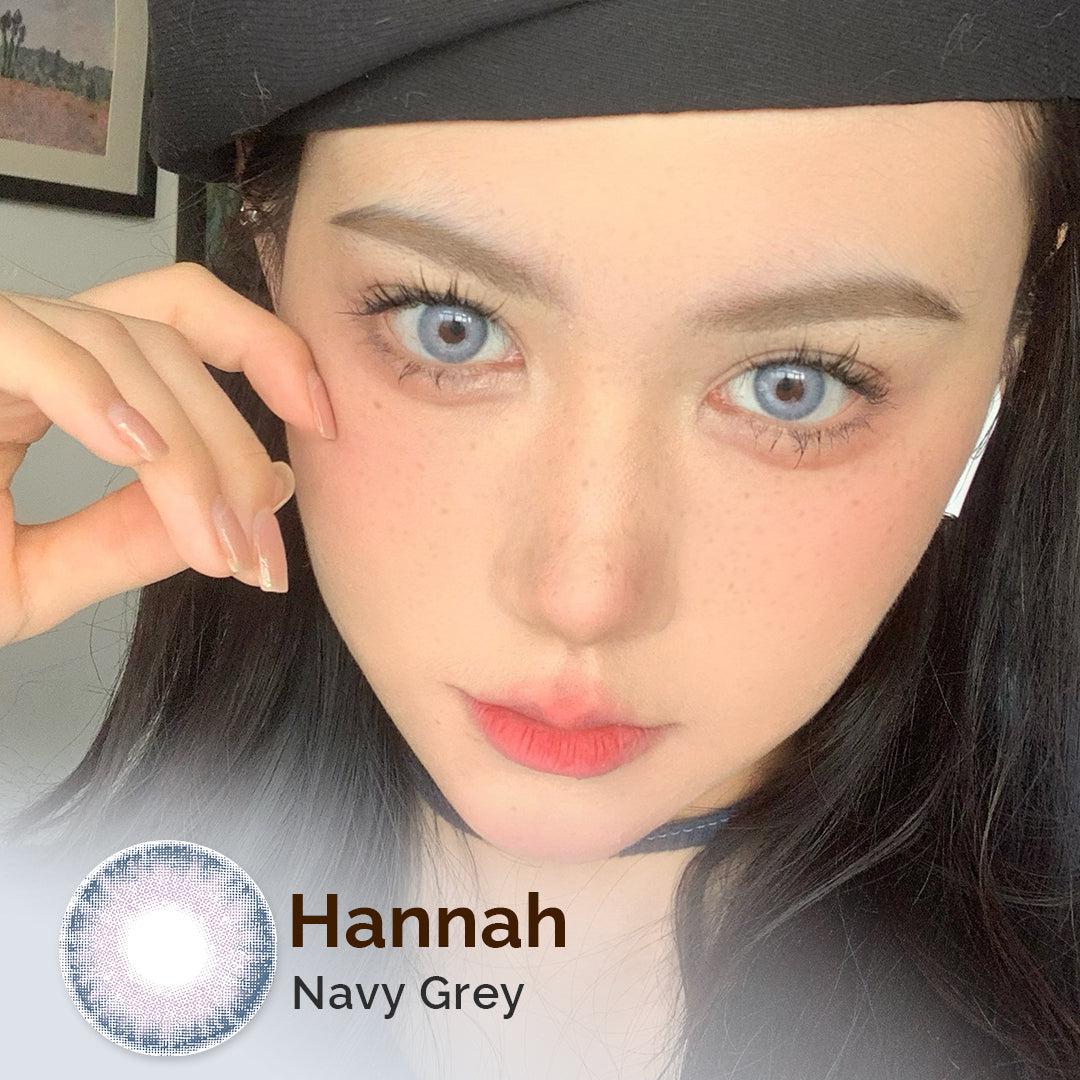 Hannah Navy Grey 15mm