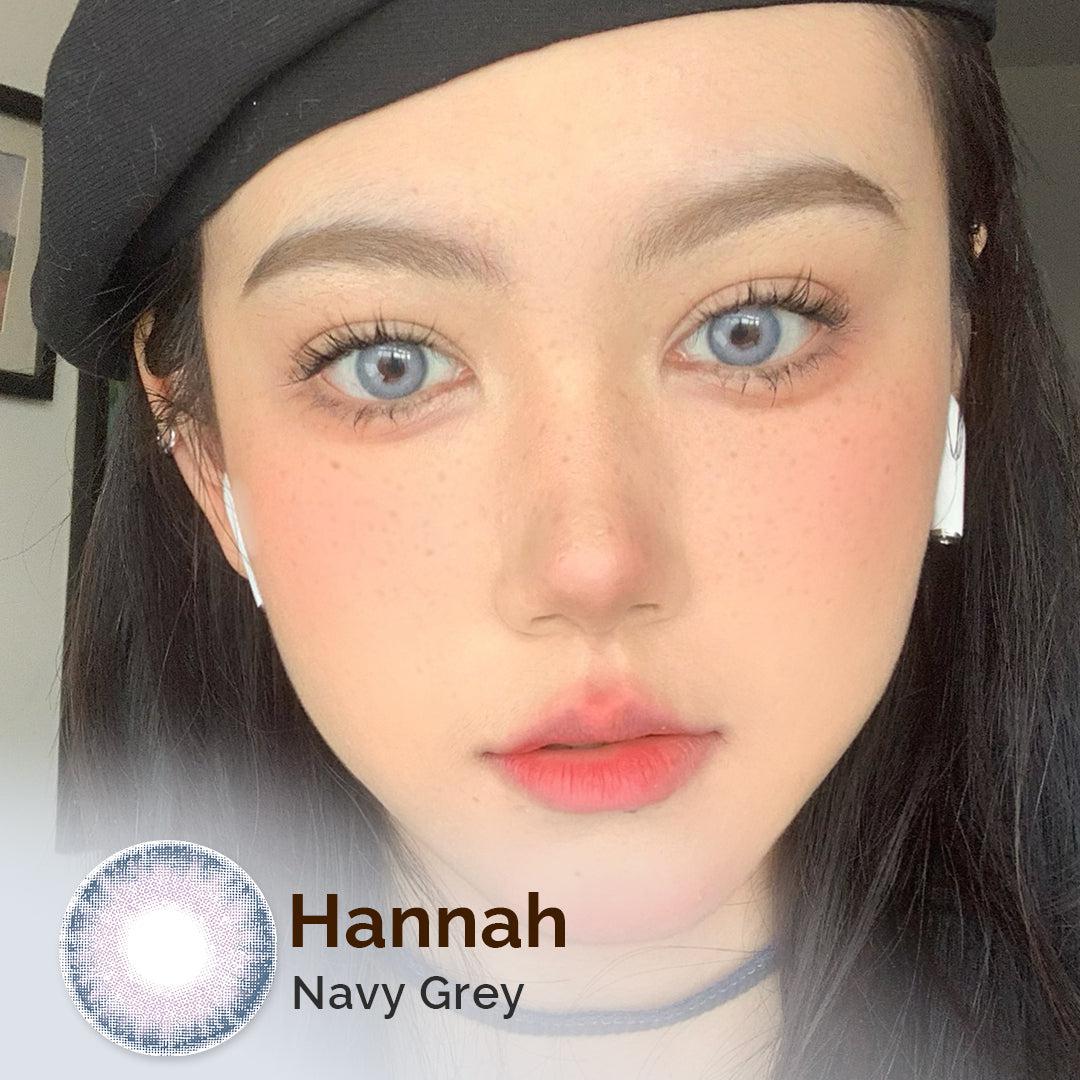 Hannah Navy Grey 15mm