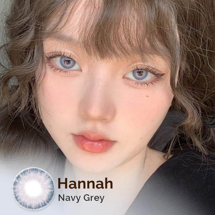 Hannah Navy Grey 15mm
