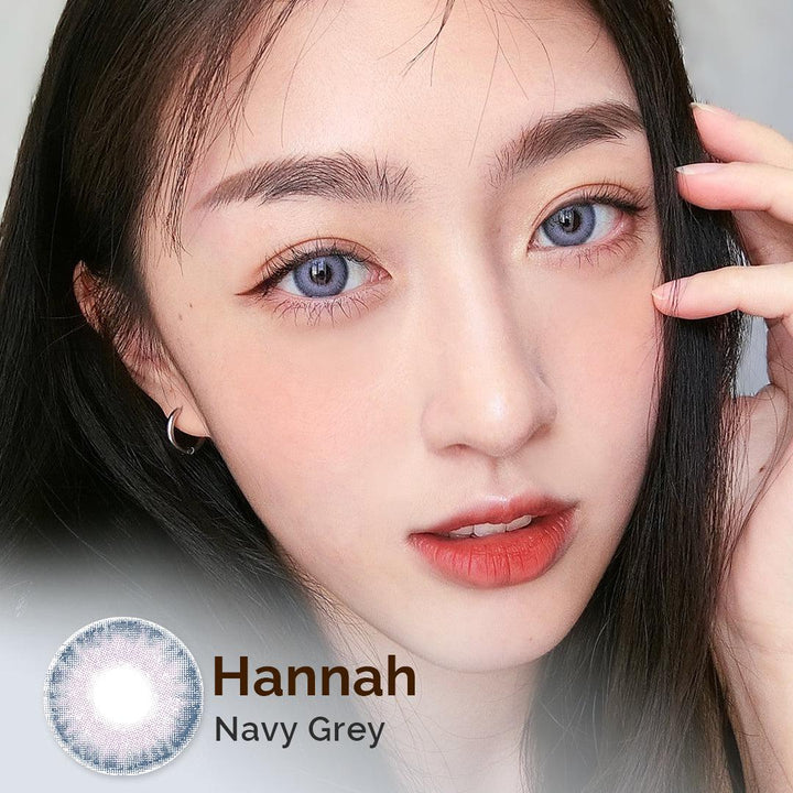 Hannah Navy Grey 15mm