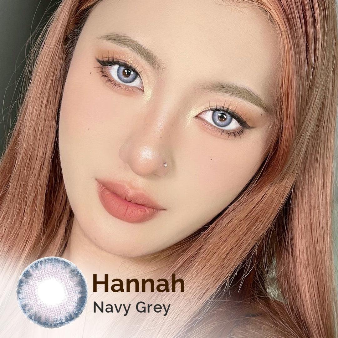 Hannah Navy Grey 15mm