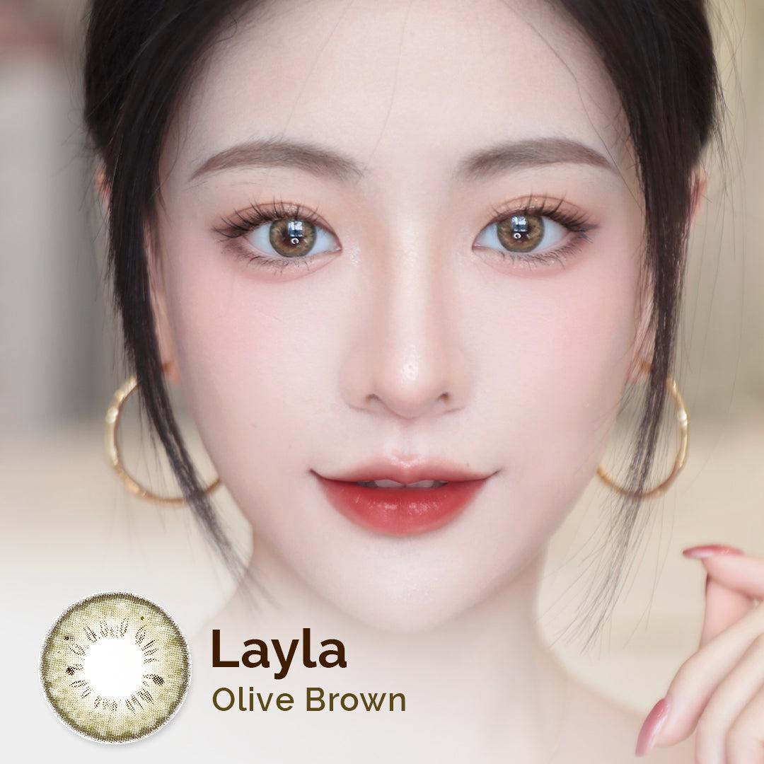 Layla Olive Brown 16mm