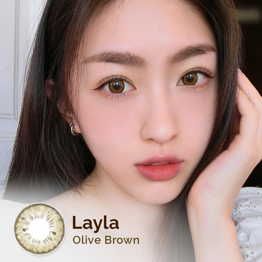 Layla Olive Brown 16mm