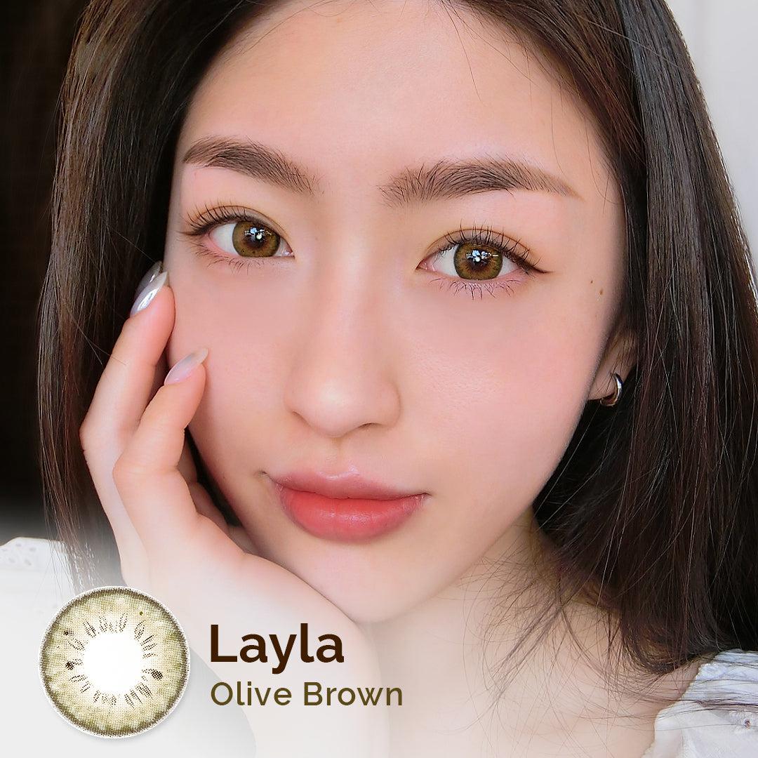 Layla Olive Brown 16mm