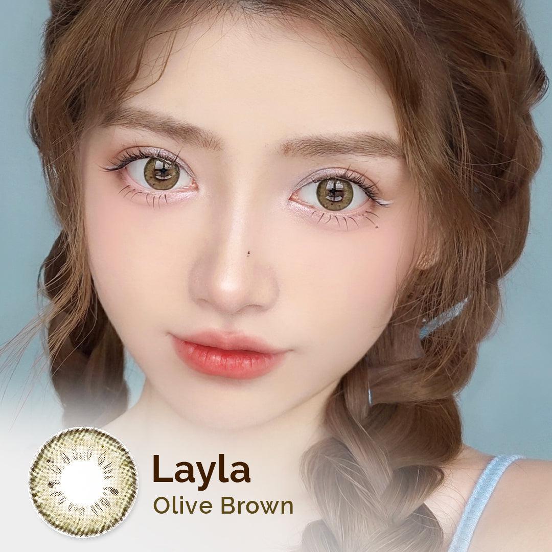 Layla Olive Brown 16mm