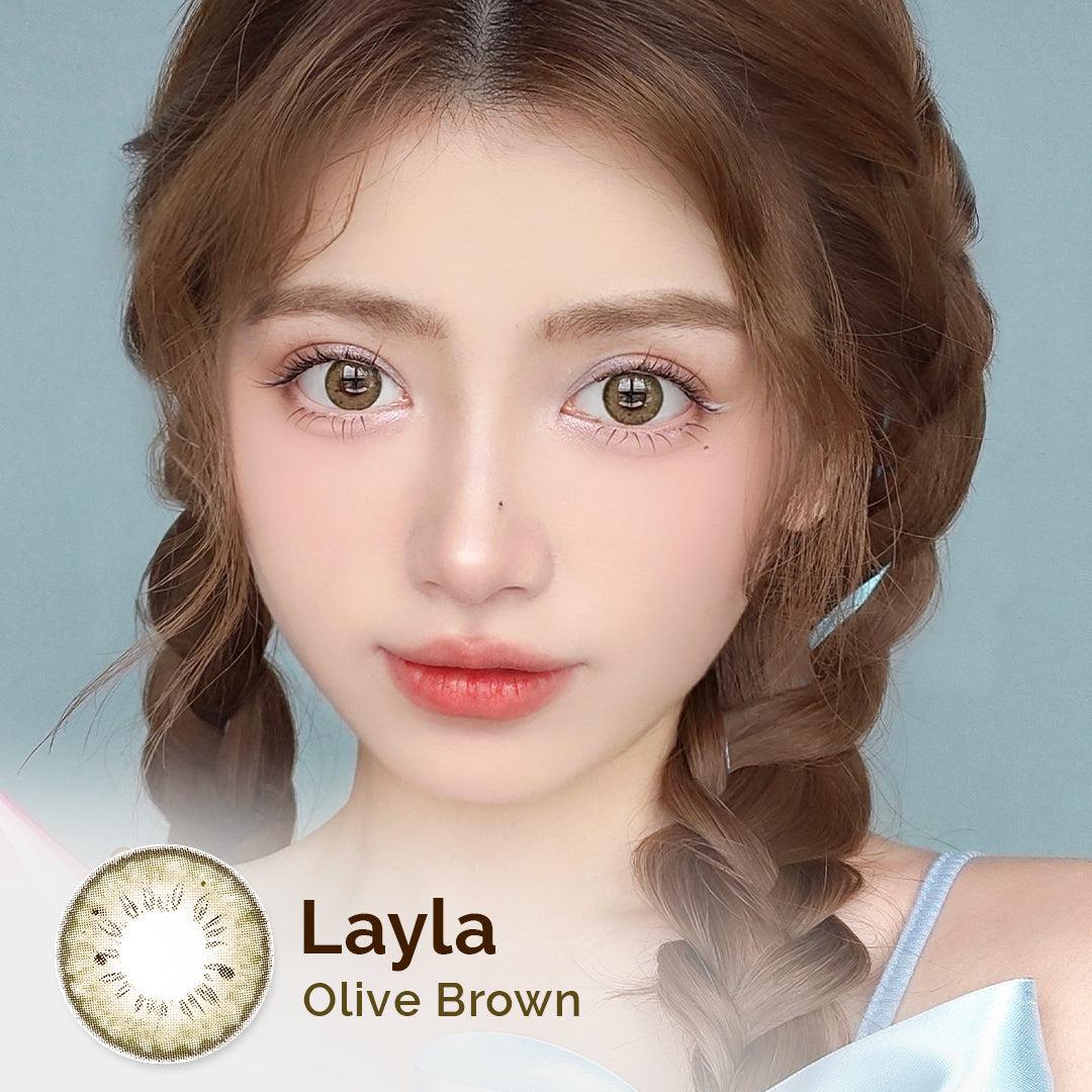 Layla Olive Brown 16mm