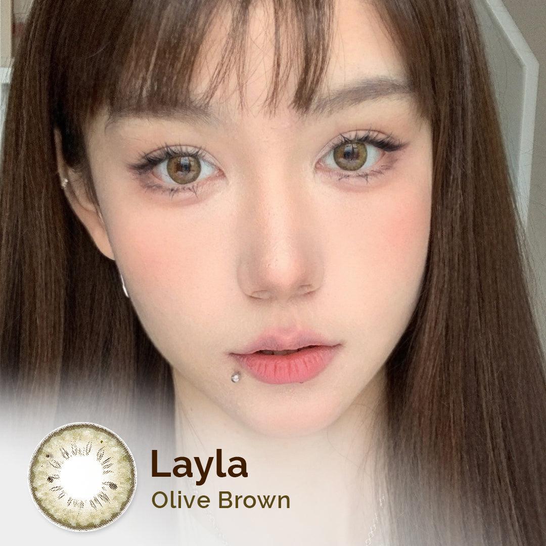 Layla Olive Brown 16mm