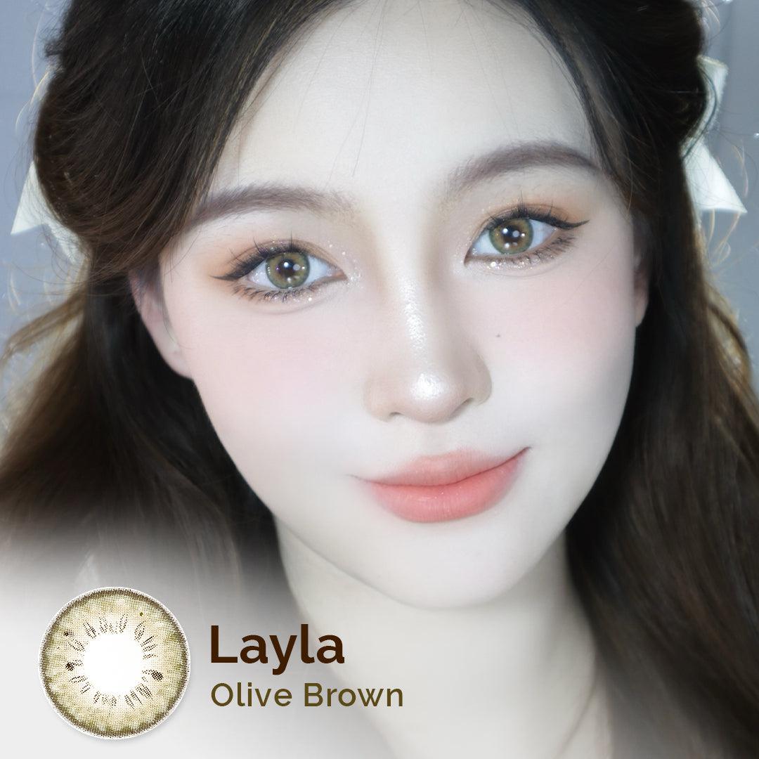 Layla Olive Brown 16mm