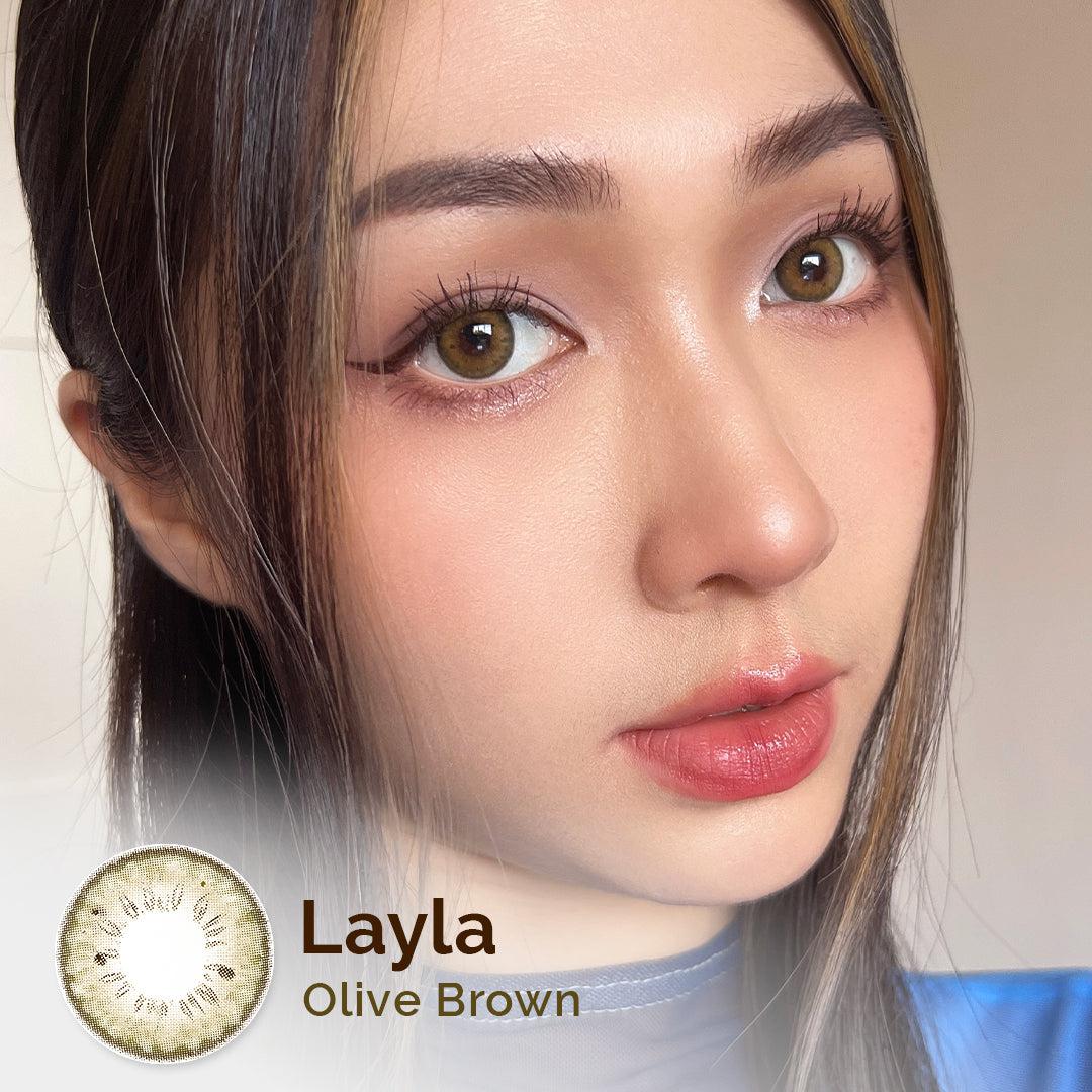 Layla Olive Brown 16mm