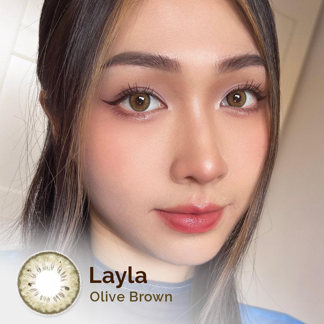 Layla Olive Brown 16mm