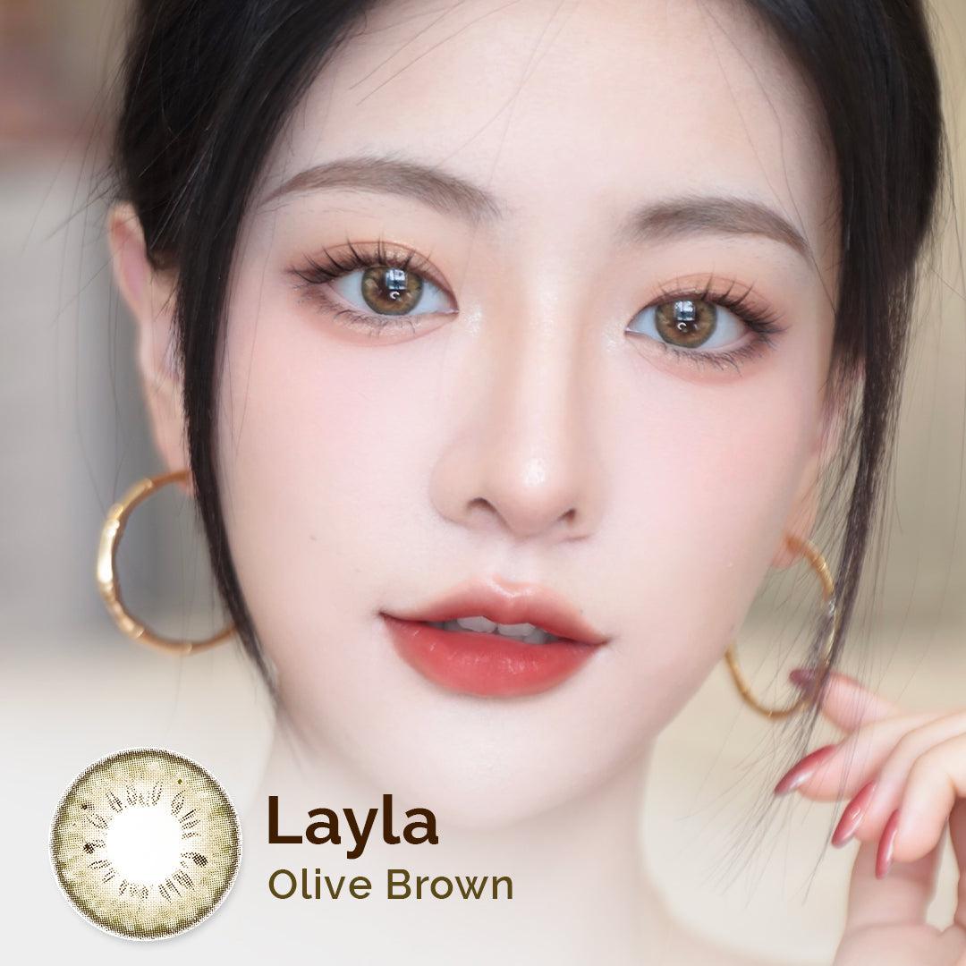 Layla Olive Brown 16mm