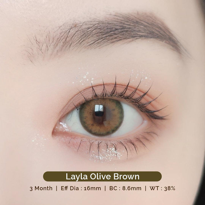 Layla Olive Brown 16mm