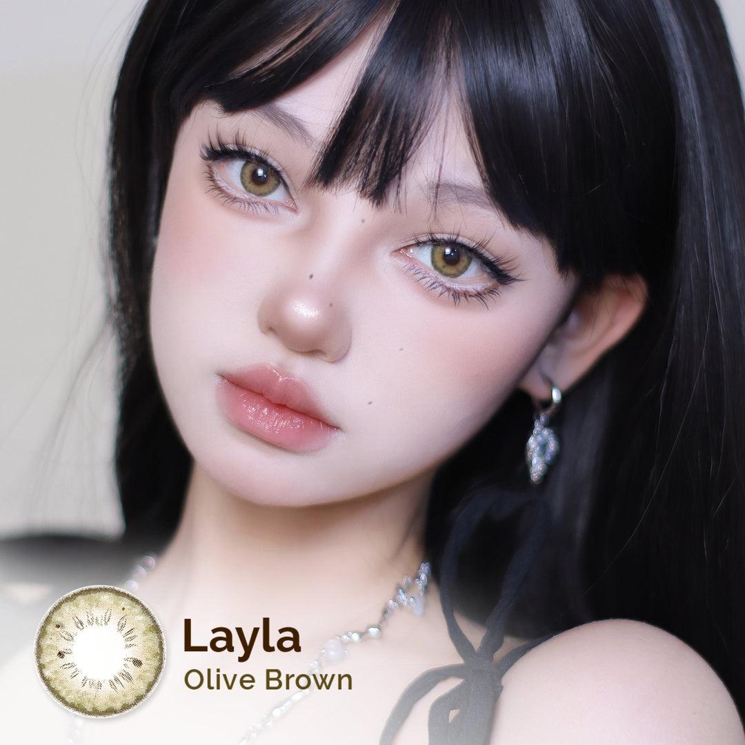 Layla Olive Brown 16mm