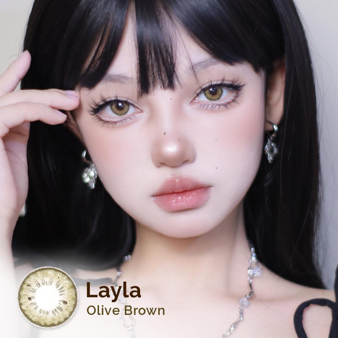 Layla Olive Brown 16mm