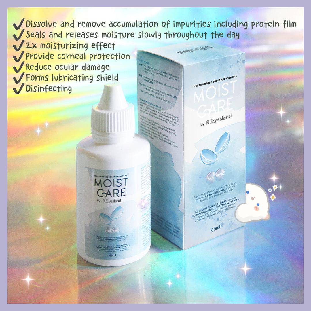 360ml/60ml Moist Care Contact Lens Solution *HA formula