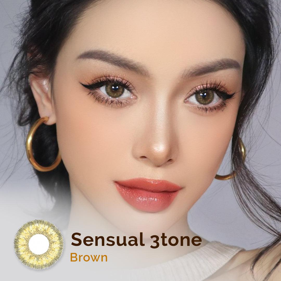 Sensual 3tone Brown 14.5mm