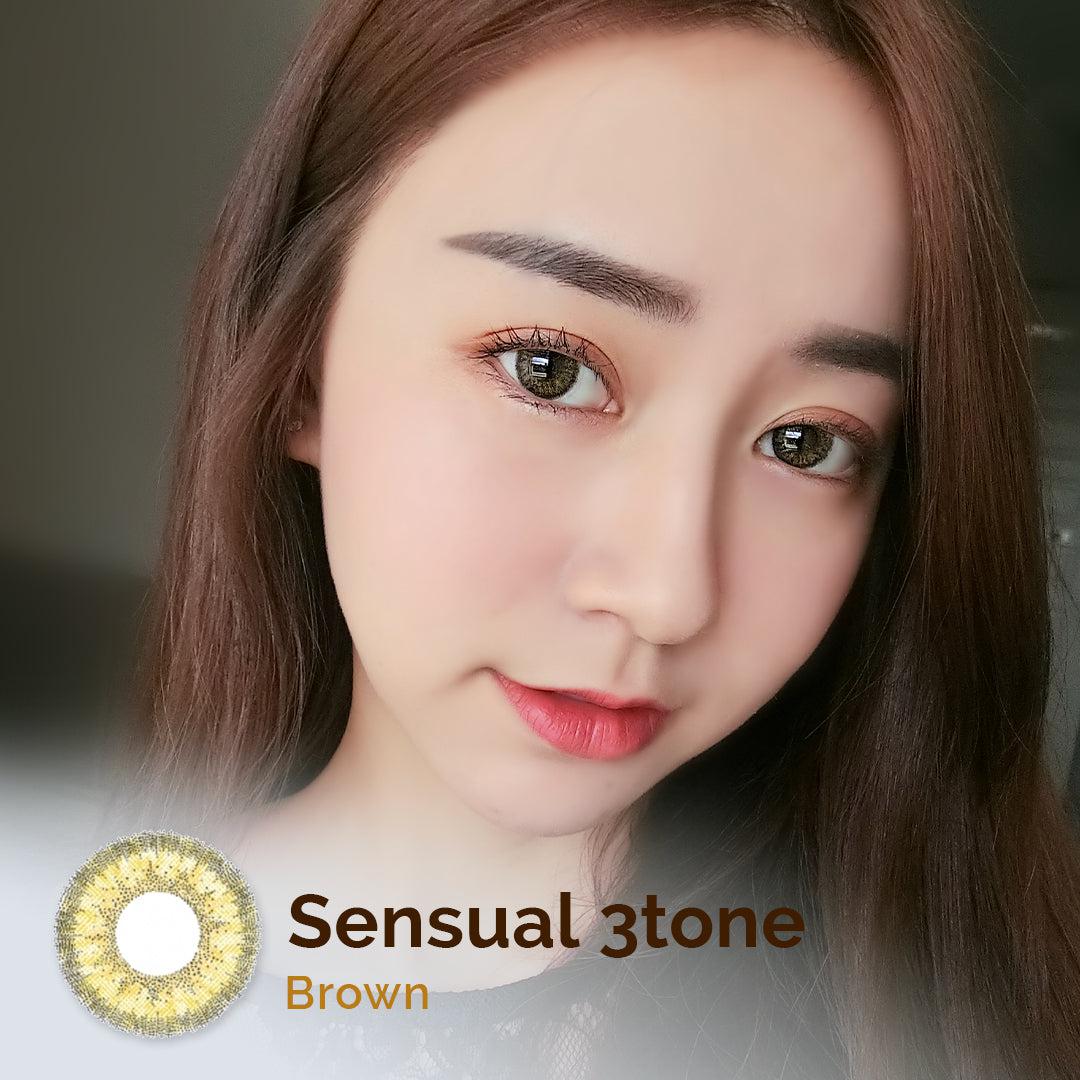 Sensual 3tone Brown 14.5mm