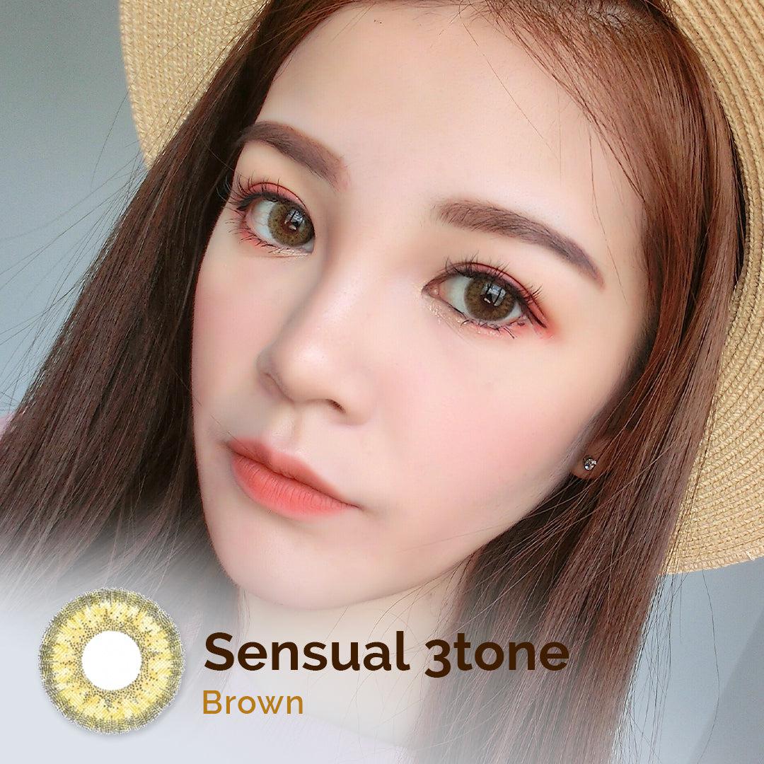 Sensual 3tone Brown 14.5mm