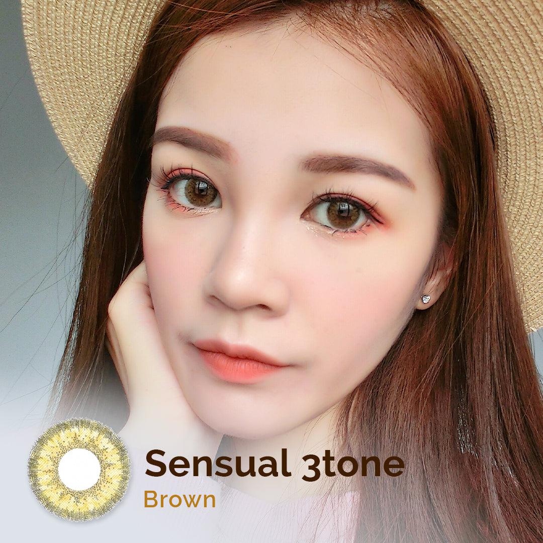 Sensual 3tone Brown 14.5mm