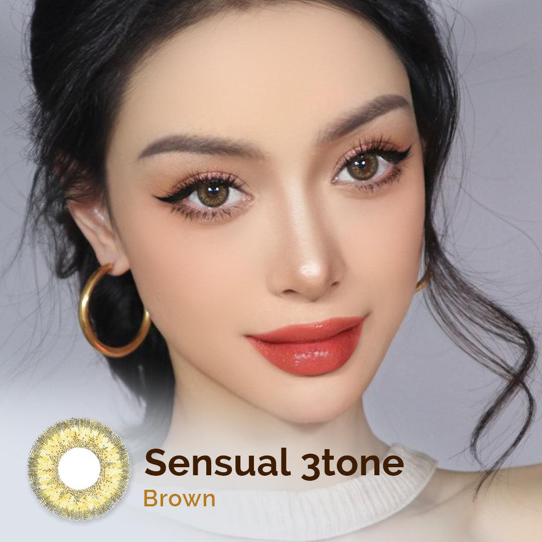 Sensual 3tone Brown 14.5mm