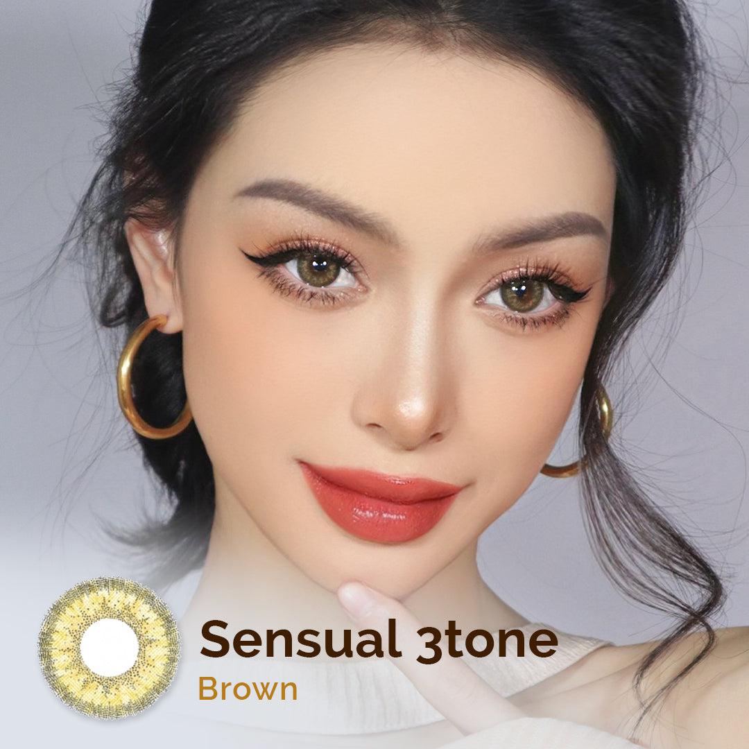 Sensual 3tone Brown 14.5mm