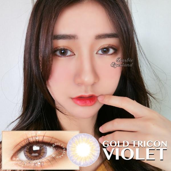 Gold Tricon Violet 14mm (14.2mm)-Contact Lenses-B. Eyesland Contact lens
