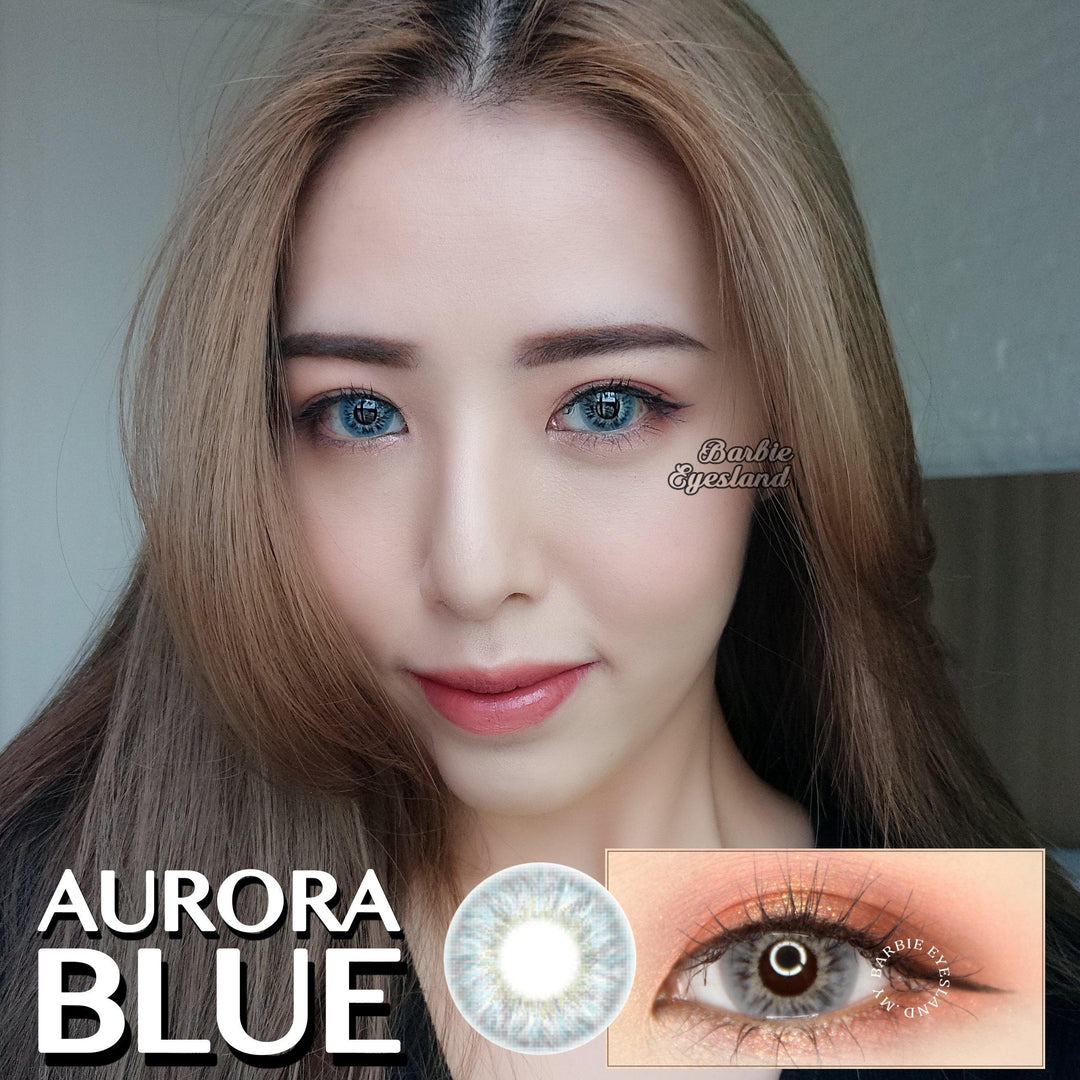 Aurora Blue 14.5mm-Contact Lenses-B. Eyesland Contact lens