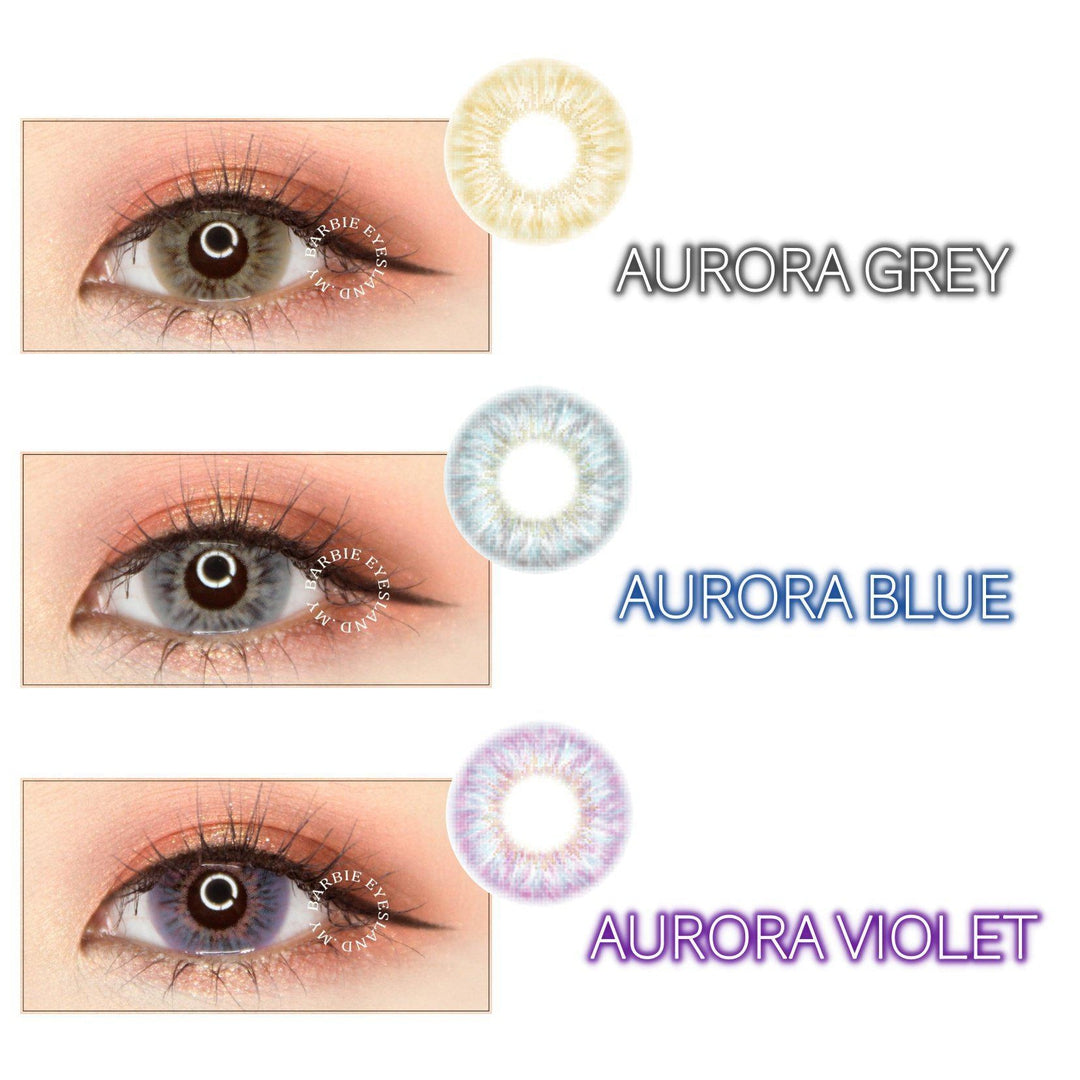 Aurora Grey 14.5mm-Contact Lenses-B. Eyesland Contact lens