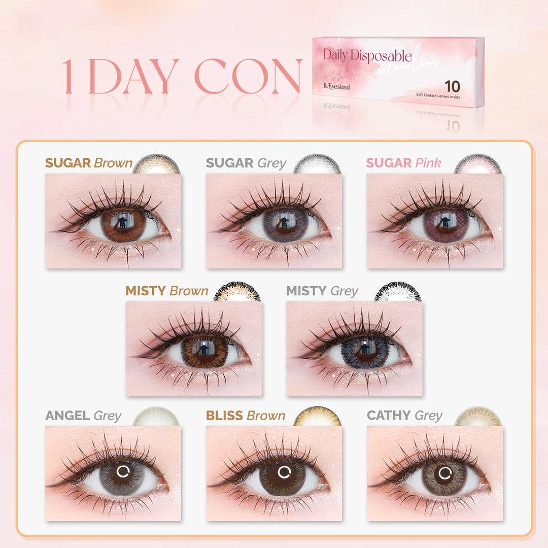 Lysa Grey 10pcs/box (1 Day Con)