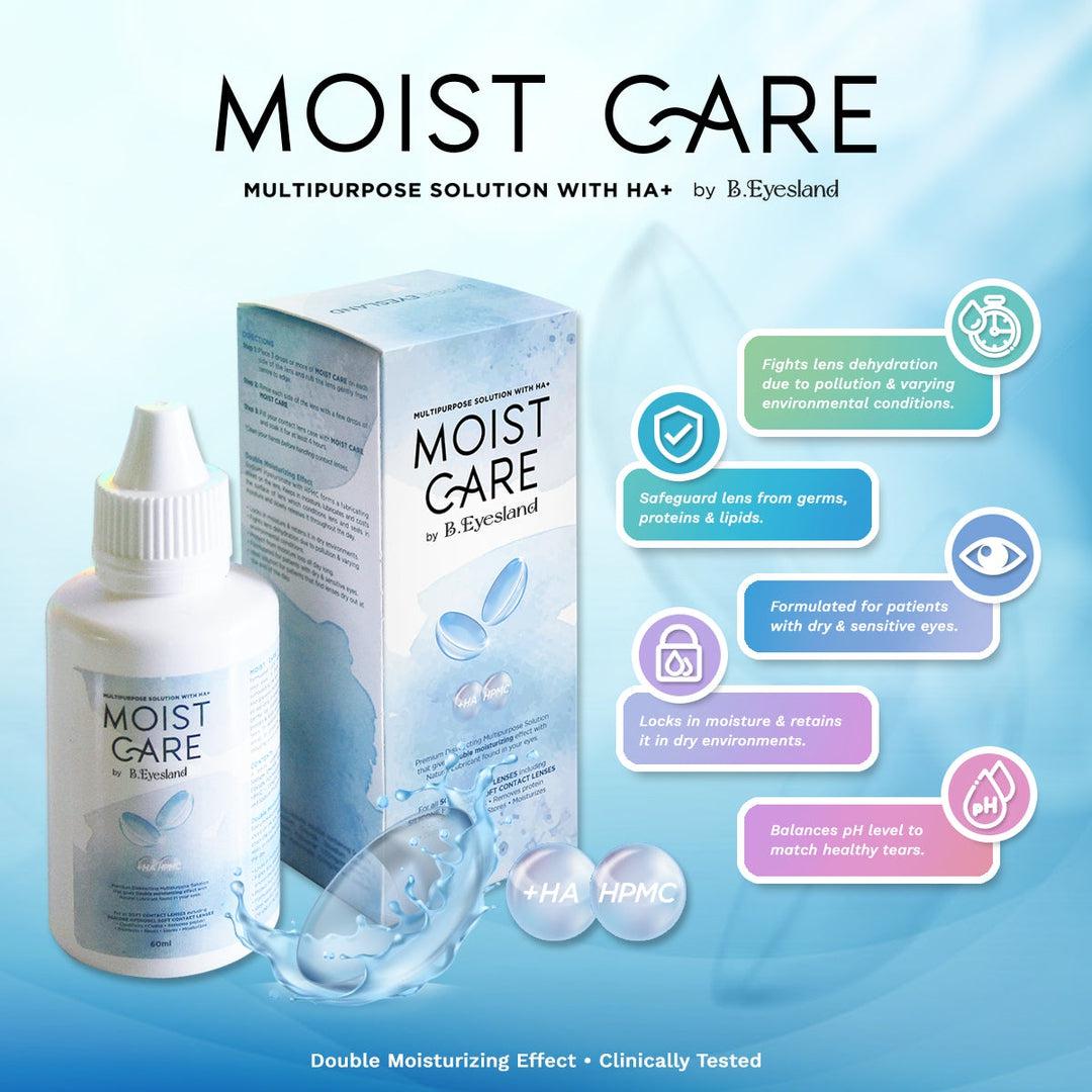 360ml/60ml Moist Care Contact Lens Solution *HA formula