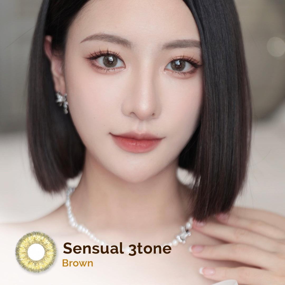 Sensual 3tone Brown 14.5mm