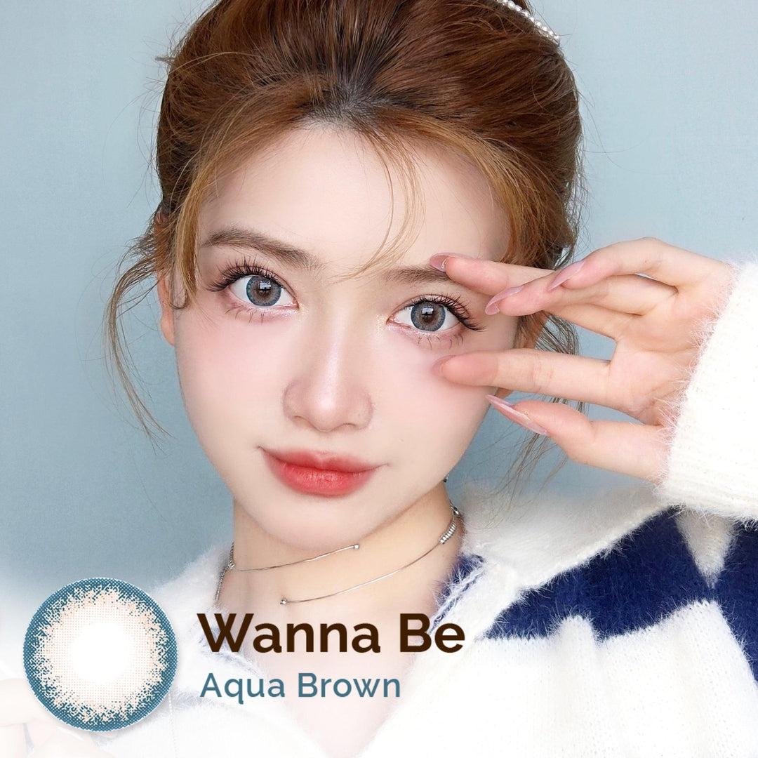 Wanna Be Aqua Brown 16mm